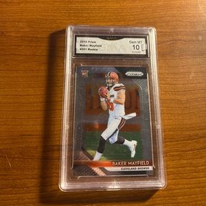 GEM MINT 10 BAKER MAYFIELD CARD